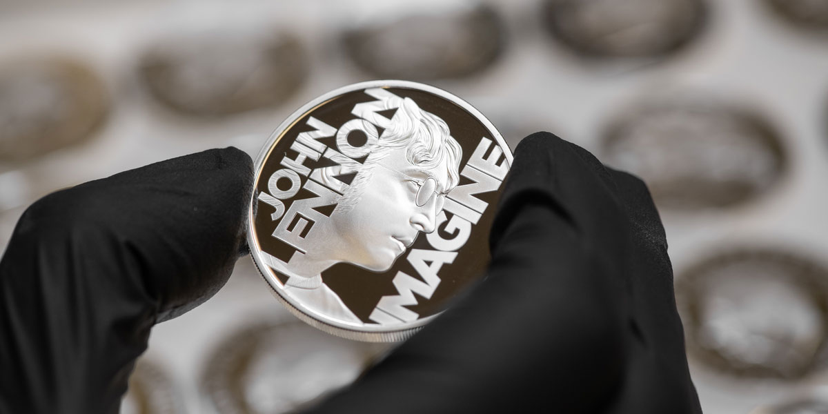 John Lennon Silver Proof Coin